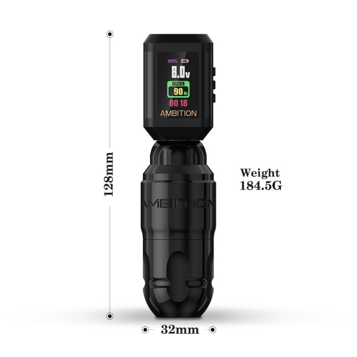 Ambition Lutin Tattoomachine タトゥーマシン Ambition Lutin Wireless Tattoo Machine Short Pen Kit