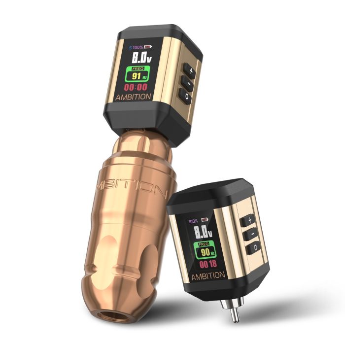 Ambition Lutin Wireless Tattoo Machine Short Pen Kit