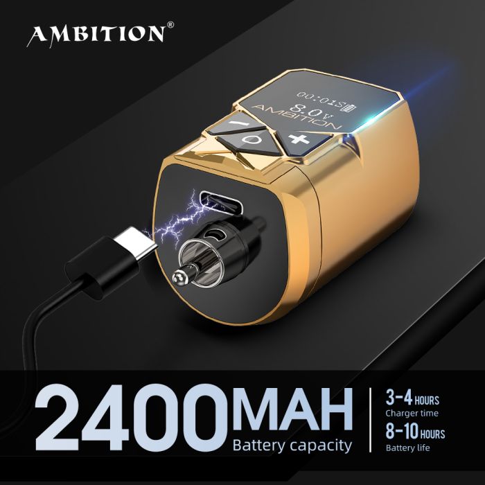 Ambition Torped Wireless Tattoo Machine Kit