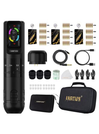 Tattoo Kit | Ambition Seher Wireless Tattoo Machine Kit
