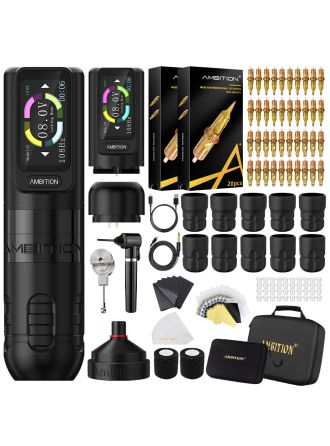 Tattoo Kit | Ambition Zetton Wireless Tattoo Machine Kit