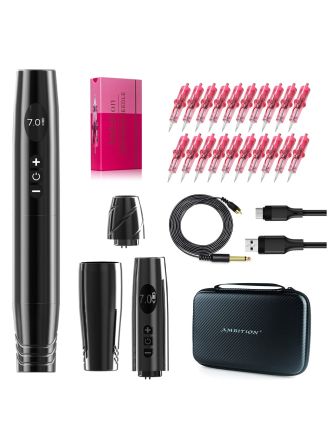 Tattoo Kit | Ambition Dragonkiss Complete Wireless Tattoo Machine Kit