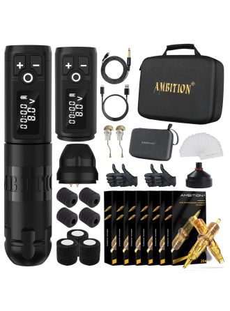 Tattoo Kit | Ambition Soldier Wireless Tattoo Machine Kit 2