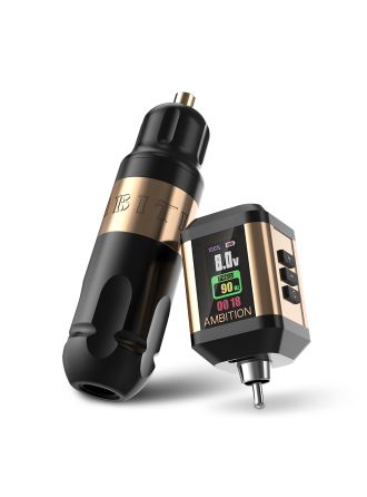 Ambition Vibe Rotary Tattoo Machine Short Pen Kit