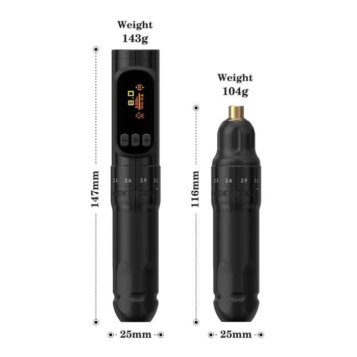 Ambition Wireless Permanent Makeup Pen Machine 27g.cm Torque