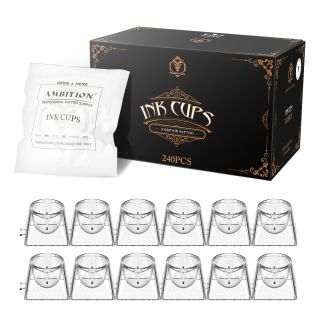Ambition 240pcs Disposable Tattoo Ink Cups