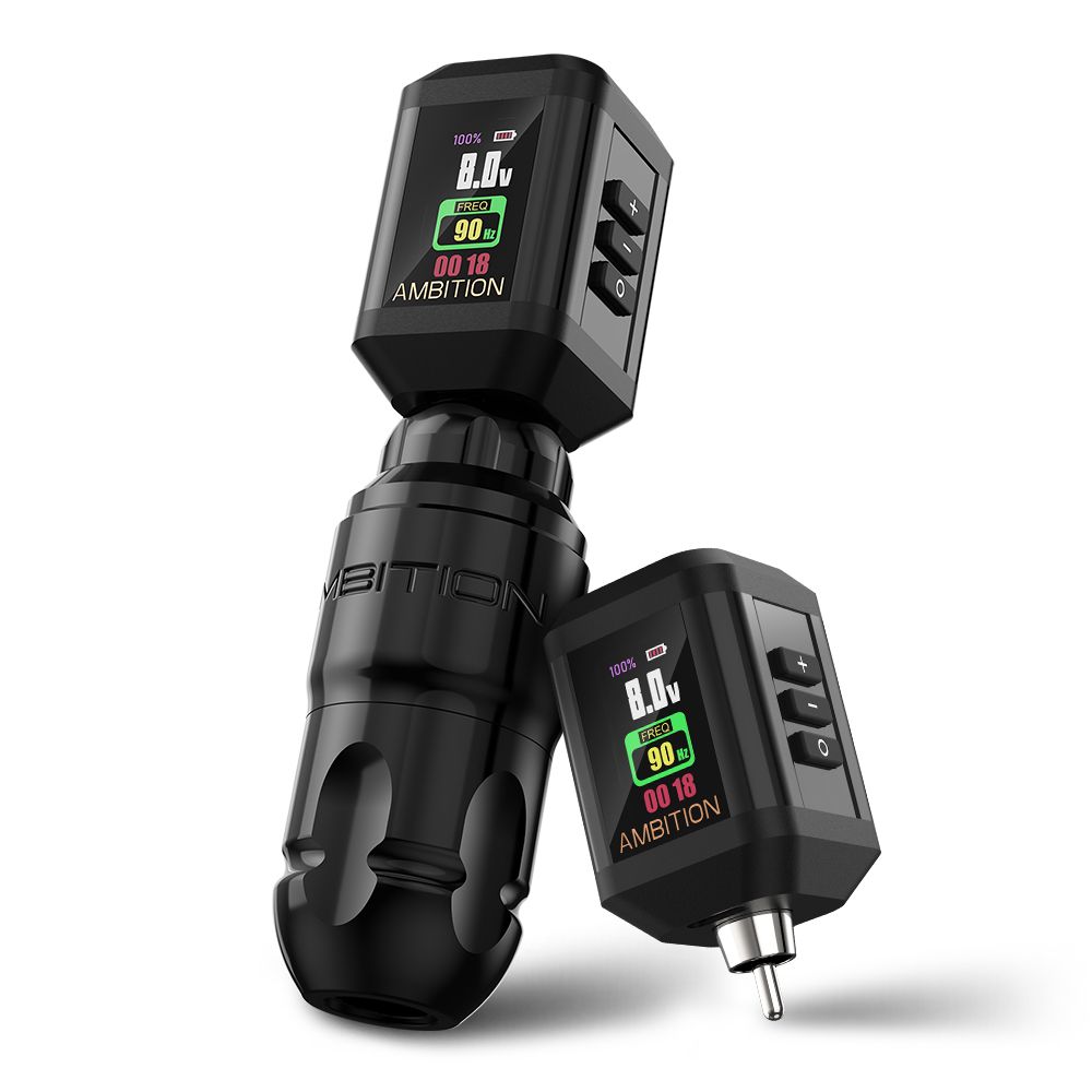 Ambition Lutin Tattoomachine タトゥーマシン Ambition Lutin Wireless Tattoo Machine Short Pen Kit