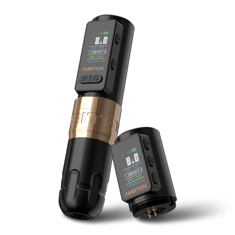 AMBITION SOLDIER MAX タトゥーマシン 本体 Ambition Soldier Max Wireless - Ambition Tattoo Supply